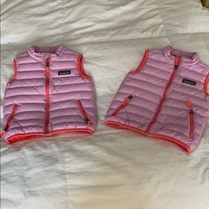 Girls Patagonia Down Sweater Vests